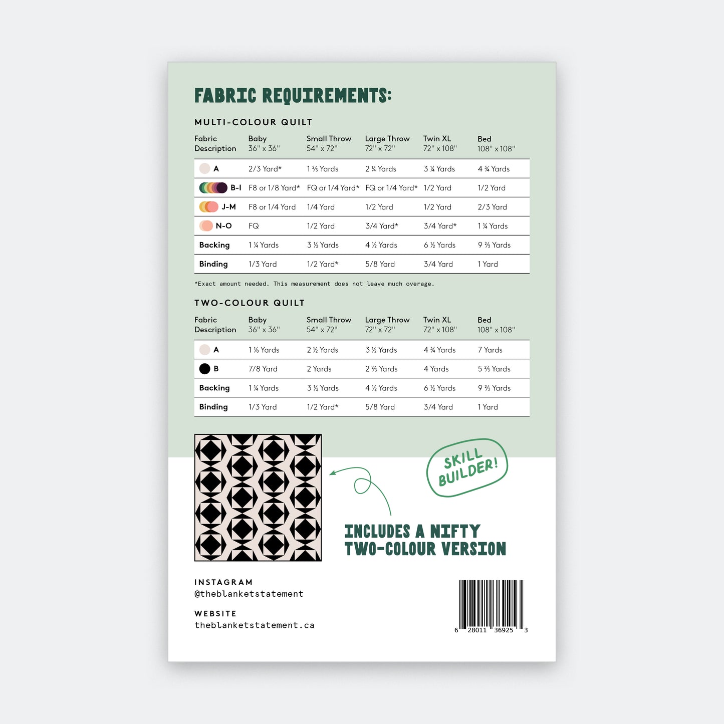 Crystal Creek Paper Pattern