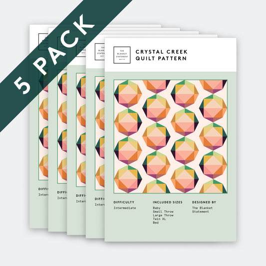 Crystal Creek Paper Pattern - Pack of 5