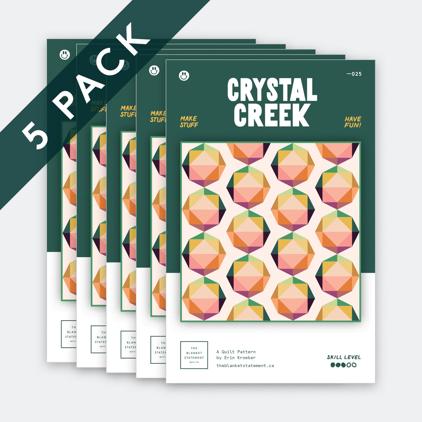 Crystal Creek Paper Pattern - Pack of 5