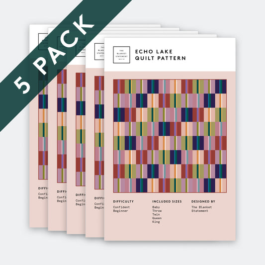 Echo Lake Paper Pattern - Pack of 5