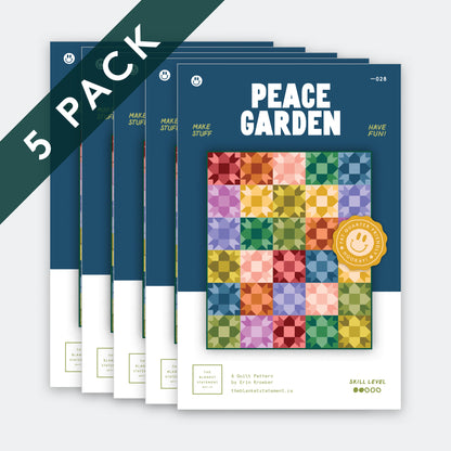 Peace Garden Paper Pattern - Pack of 5