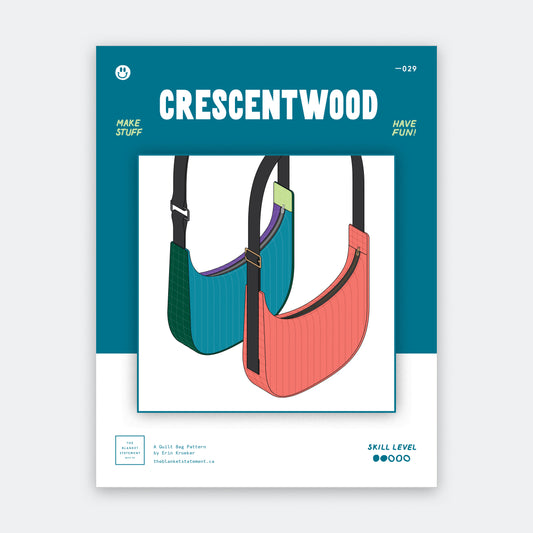 Crescentwood Quilted Bag PDF Pattern