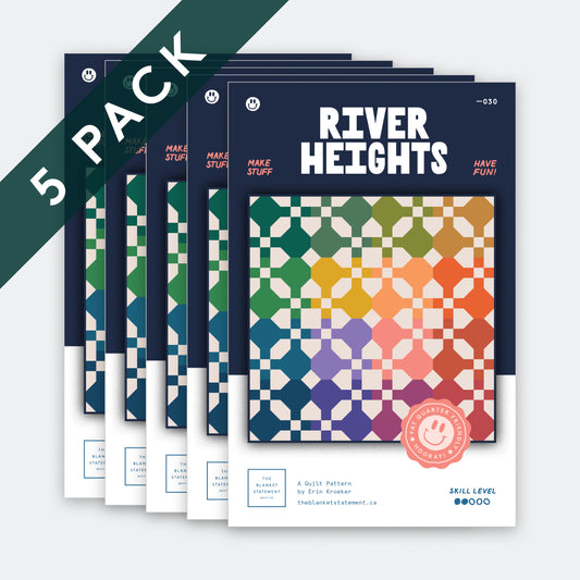 River Heights Paper Pattern - Pack of 5