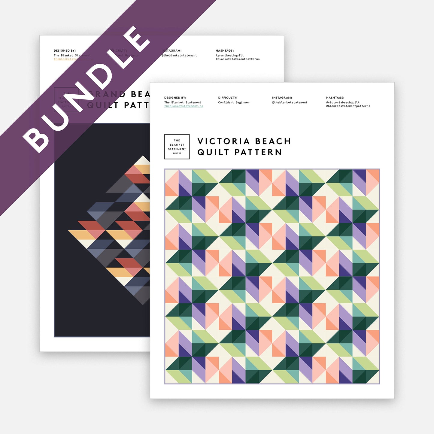 Grand Beach & Victoria Beach PDF Pattern Bundle