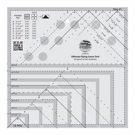 Creative Grids Flying Geese Ruler