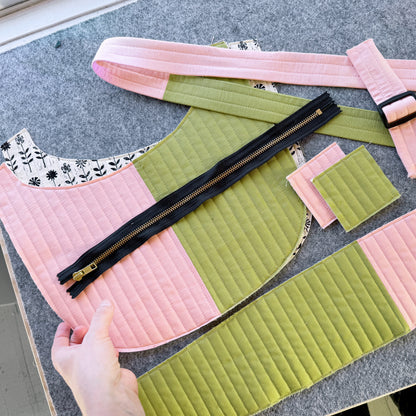 Crescentwood Quilted Bag Paper Pattern