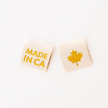 Sarah Hearts Woven Labels - Made in Canada