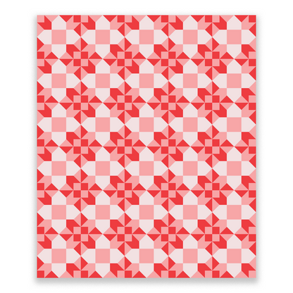 Peace Garden (3-Colour Quilt)