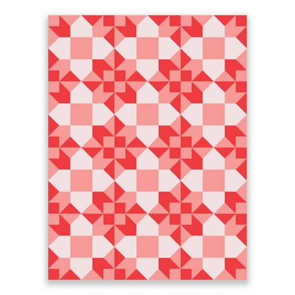 Peace Garden (3-Colour Quilt)