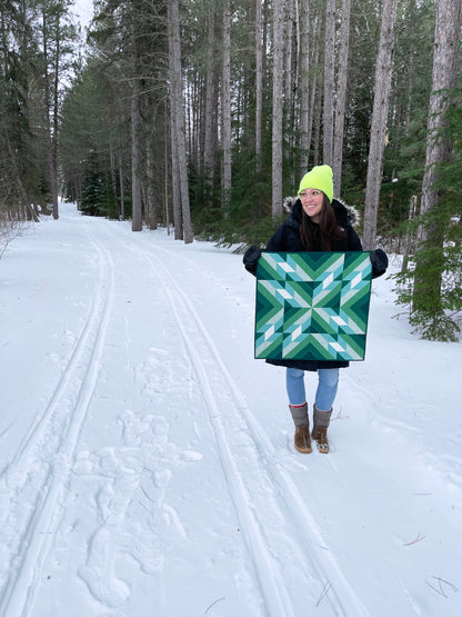 Star Lake Paper Pattern