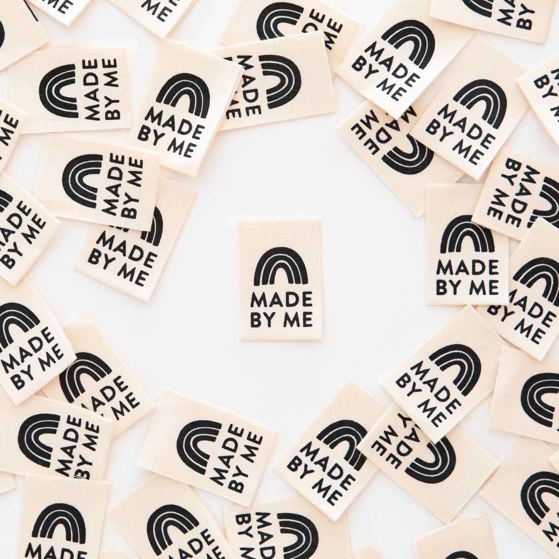 Sarah Hearts Woven Labels - Made By Me (Organic Cotton) – The Blanket ...