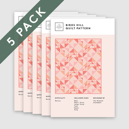 Birds Hill Paper Pattern - Pack of 5