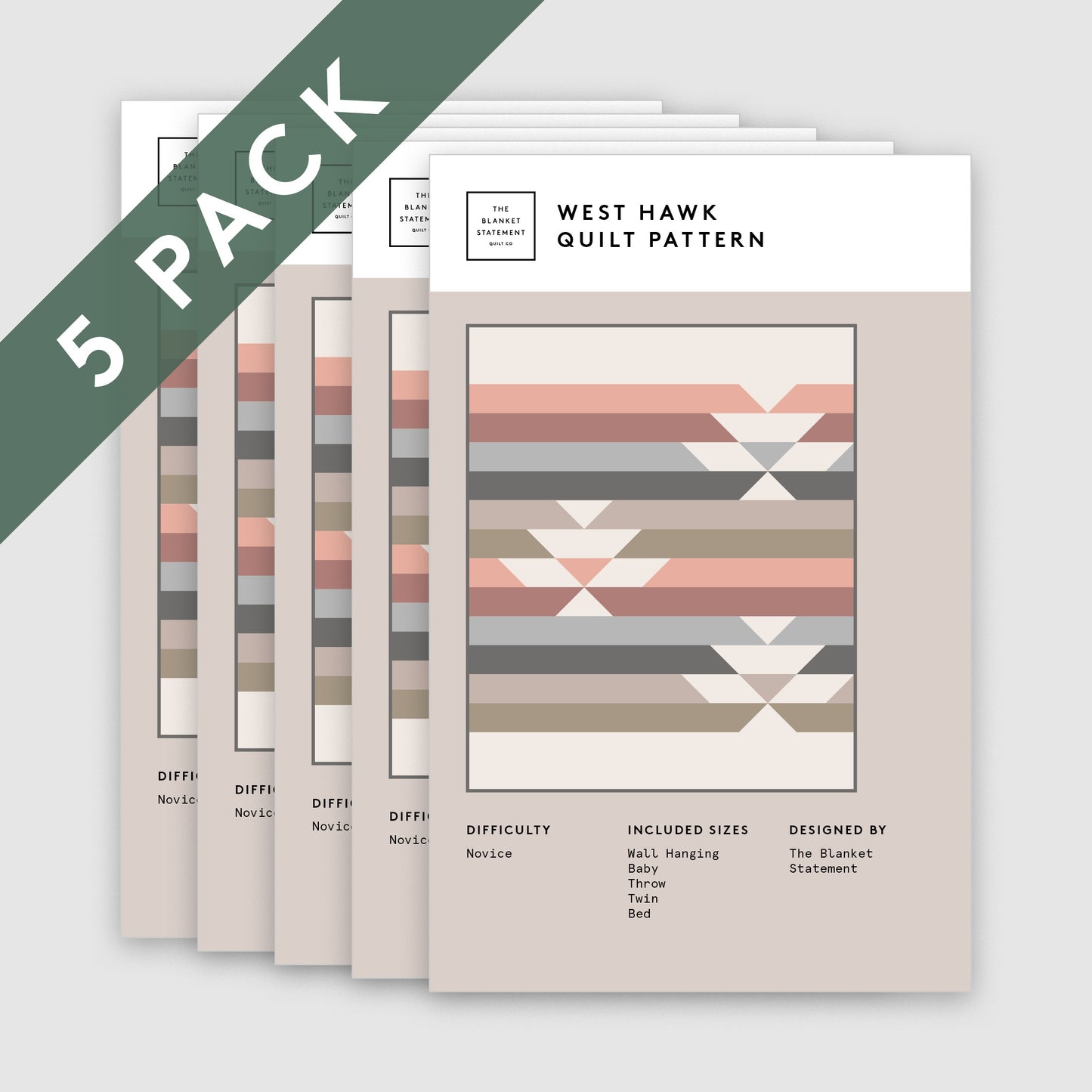 West Hawk Paper Pattern - Pack of 5