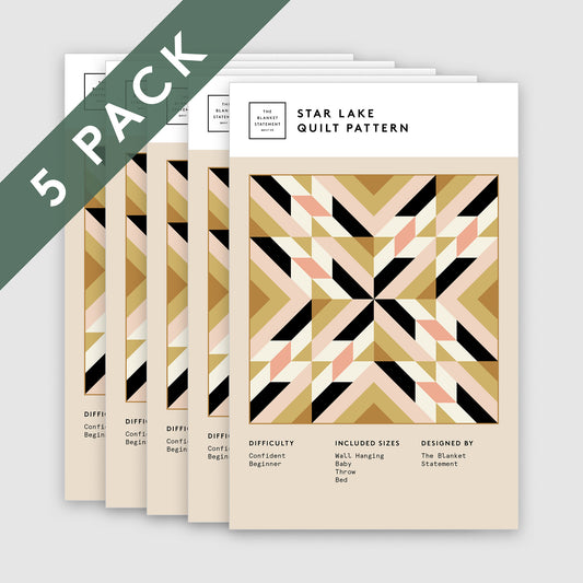 Star Lake Paper Pattern - Pack of 5