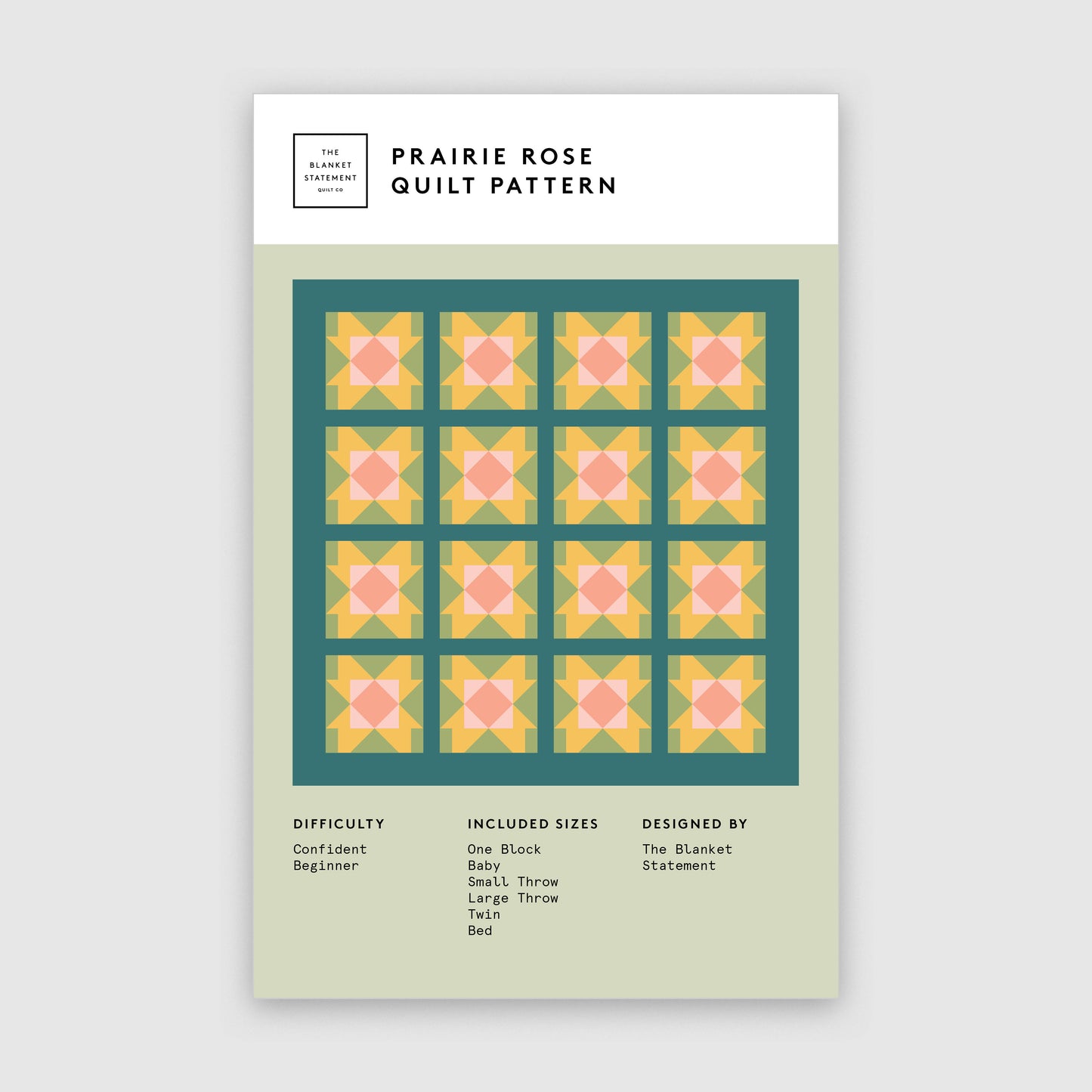 Prairie Rose Paper Pattern