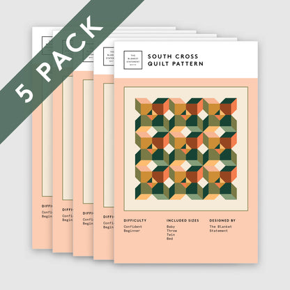 South Cross Paper Pattern - Pack of 5