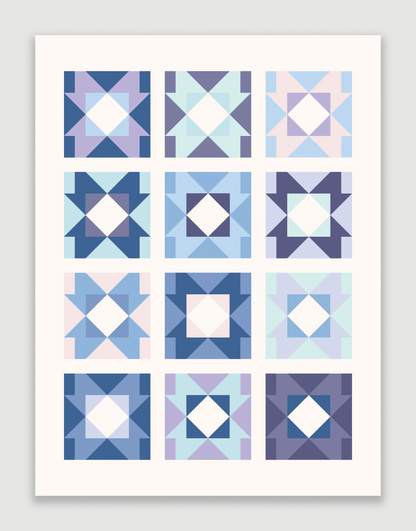 Prairie Rose Paper Pattern - Pack of 5