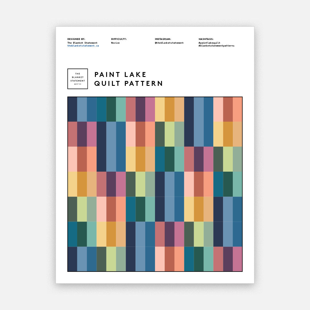 Paint Lake PDF Pattern